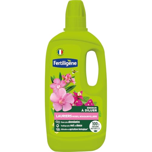 Fertiligene Engrais à Diluer pour Lauriers Roses et Bougainvilliers, 750 ml, 100% Origine Naturelle