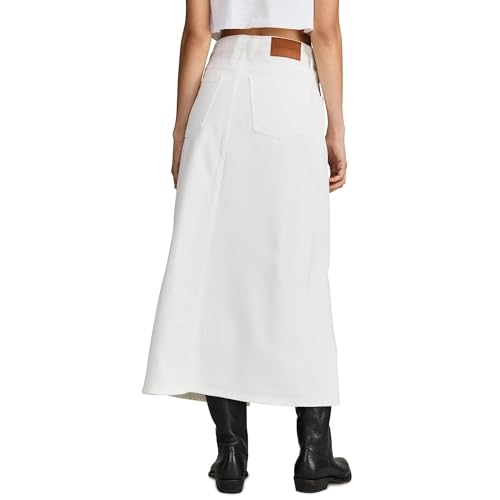 Lucky Brand Women's Denim Maxi Skirt with Slit2