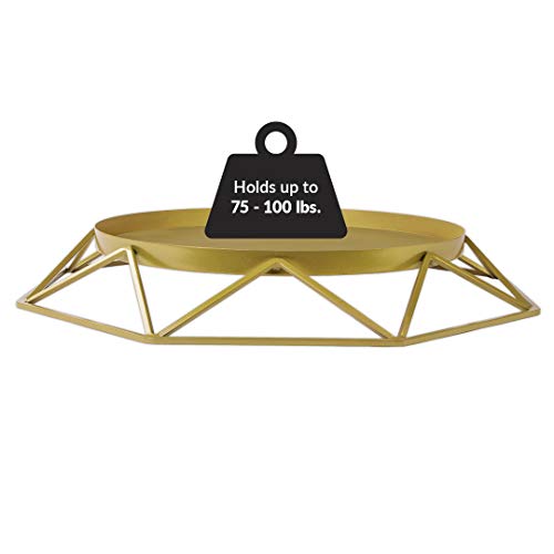 Koyal Wholesale Gold Geometric Metal Round Cake Stand thumb #3