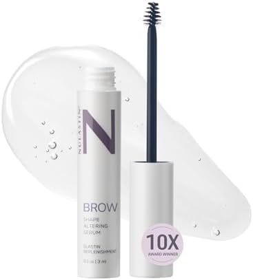 NULASTIN Shape Altering Eyebrow Serum - Brow Serum to Shape & Define - Improves the Appearance of Sparse Eyebrows for a Fuller Look - Enriched with Hair-Strengthening Ingredients (0.1 Fl Oz)