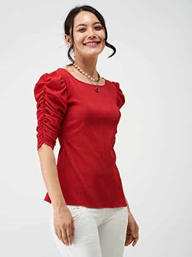 Image of AASK Casual Solid Women Top