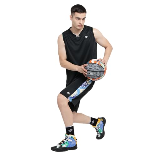 Nivia Street Art Combo Set (Street Art Basketball Jersey Set (Size-M); Street Art Basketball No.7; Street Art Basketball Shoes (Size-7))(Pack of 3)