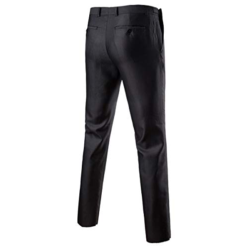 AOWOFS 2-delig pak voor heren, slim fit, strijkvrij herenpak, business, bruiloft, kostuumjas, broek. - Image 5