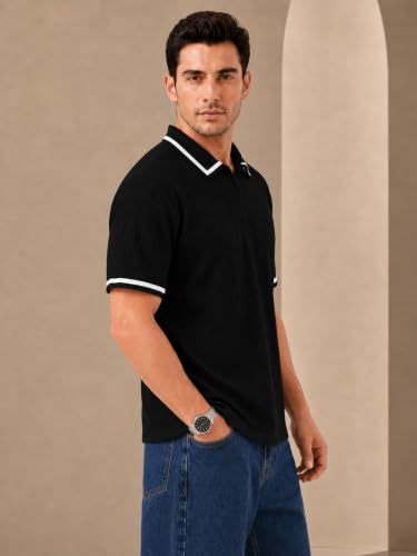Image of Leriya Fashion Men Poly Cotton Fabric, Half Sleeve, Breathable Comfort, Everyday Casual Wear, S-4XL