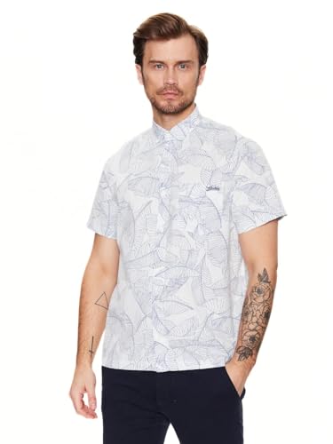 Chemise Guess Jeans à imprimé feuilles idéale pour l'été