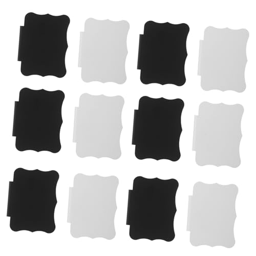 LEDMOMO 20個 装飾ラベルクリップ タグファスナー パントリーの組織ラベル Pvc