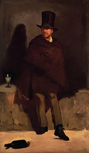 Toile Edouard Manet Le Buveur d'absinthe 60x90cm image murale