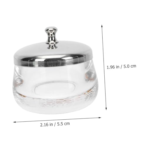 minkissy 2pcs vasos transparentes para líquido de uñas miniatura 2
