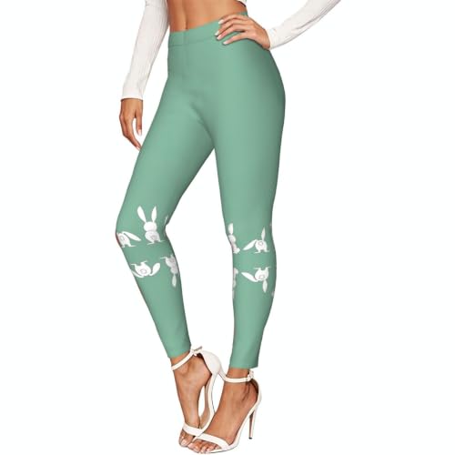 Pantalones de yoga con conejos de Pascua perfectos para entrenar y descansar en casa
