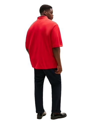 Image of Tommy Hilfiger Men's Big & Tall Short Sleeve Cotton Pique Shirt in Classic Fit
