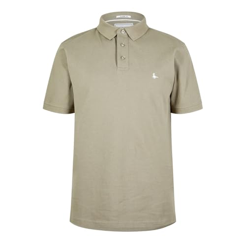 Image of Jack Wills Mens Aldgrove Classic Polo Silver Sage XS