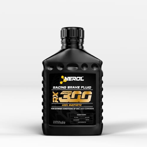 NEROL Bremse Dot 5.1. Force Rx300 Liquido De Frenos, 100% Sintético para Vehículos, 500 ml, Racing Brake Fluid