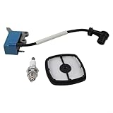 【Kit completo de repuesto】: incluye bobina de encendido de alta presión, chispa y filtro de aire en 1 juego, ofreciendo una solución conveniente todo en uno para restaurar el rendimiento sin múltiples compras o problemas de compatibilidad.
