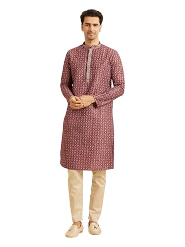 Kurta pyjama en soie Manyavar ensemble traditionnel homme vêtement indien