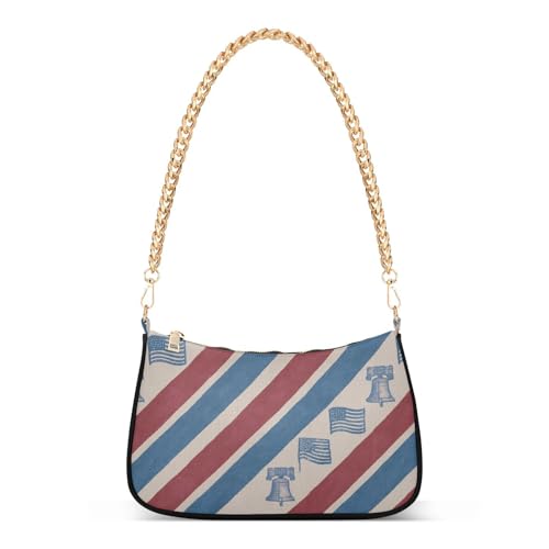 Sac à bandoulière en papier peint rayé fait main, élégance artisanale mixte
