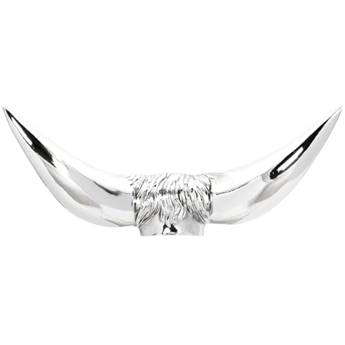 GG Grand General 48180 Chrome Bull Horn Hood Ornament