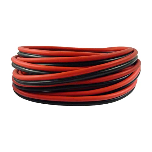 Schumacher BC10 10-Gauge, 12-Foot Booster Cables – Color-Coded Cables and Clamps – 150A Rating – Jump Start Compact Cars