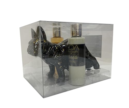 Set de baño Bulldog Negro para spa en casa con gel y loción 2