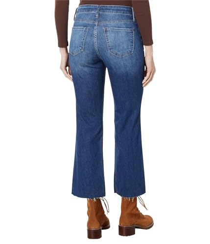 KUT from the Kloth Petite Kelsey High-Rise Fab AB Ankle Flare in Royal2