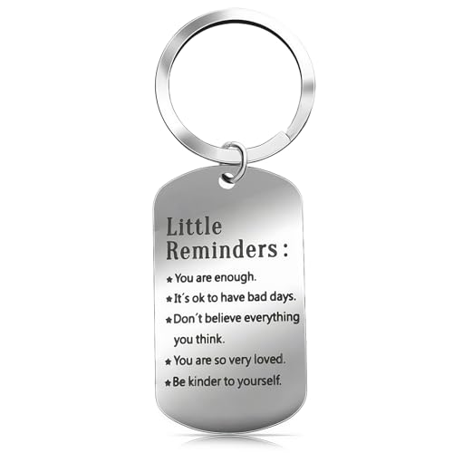 LINYYDS Little Reminders - Llavero de inspiración para mujeres y hombres, regalos motivacionales, pequeños regalos para mujeres