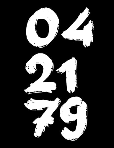 Birthdate Birthday Book For Anniversary Party Celebrations - 04.21.79: 21.04.1979 00:00:00
