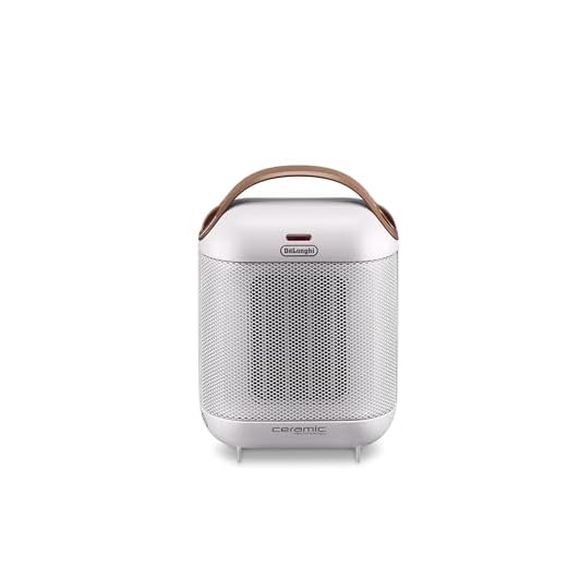 De'Longhi HFX30C15WCA Capsule Compact Ceramic Fan Heater, White