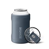 BrüMate Hopsulator Duo 2-in-1 Can Cooler Insulated for 12oz Cans + 100% Leak Proof Tumbler with Lid | Can Insulated for Hard Seltzer, Beer, Soda and Energy Drinks (Nightfall Blue)