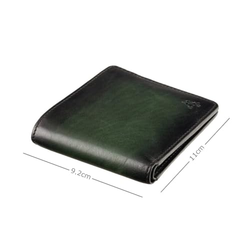 VISCONTI Atelier Collection Milo Leather Wallet RFID AT58, Burnish Blue (Burnish Green)3