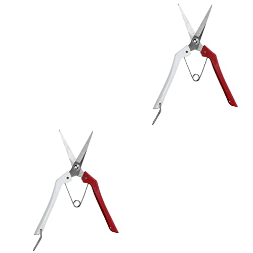 ガーデニングシアーズプラナートリマー：ガーデンプラナーツリーセカチュースバイパス剪定鋏2ピース手プラナー庭の鋏盆栽カッター草クリッパー園芸用具