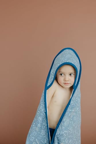 Image of Copper Pearl Hooded Bath Towels Premium Knit /Terry Cloth Baby Towels with Hood, Pockets, and Cool Designs - Great to Gift and Make Bath Time Fun - Baby Bath Towel, Hogwarts