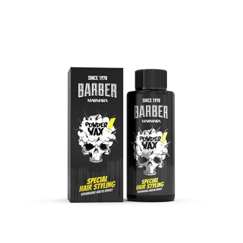 Barber Marmara Haarstyling und Volumenpuderwachs mit Matteffekt für Damen und Herren