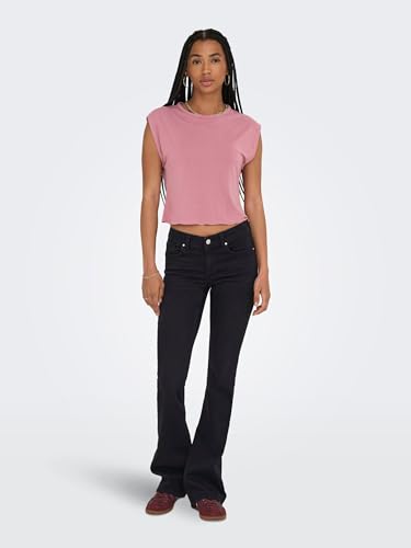 ONLY Female Flared fit Jeans ONLBLUSH Niedrige Taille Flared Jeans 6