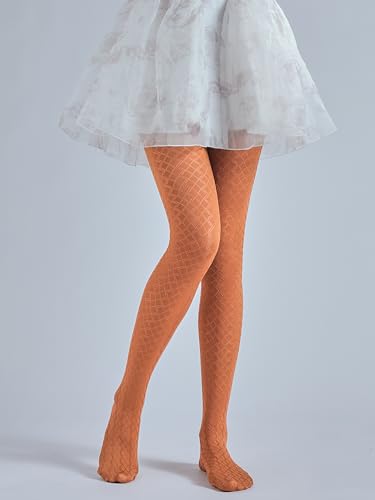 Image of Sahabowi Women Tights, Female Sheer High Waist Pantyhose, Vintage Control Top Stockings