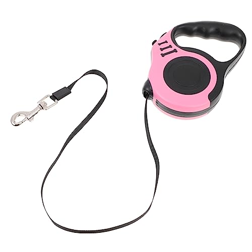 CORHAD Retractable Dog Leash Portable Pet Accessory Ergonomic Handle Comfortable Walking Leash for Outdoor Use
