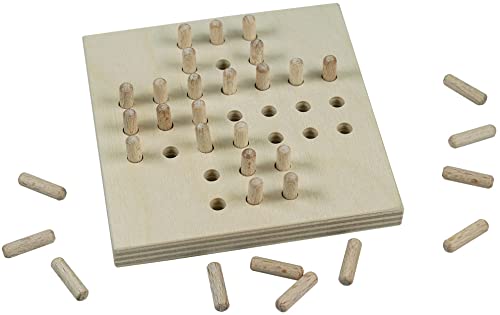 DETOA solitär 33 x 23 x 3,5 cm Holz beige 33-teilig