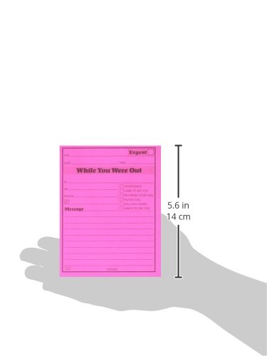 Adams While You Were Out Pads, 4.25 X 5.25 Inches, Assorted Neon Colors, 50 Sheets/Pad (6-Pack) (9711Neon) #TOP6