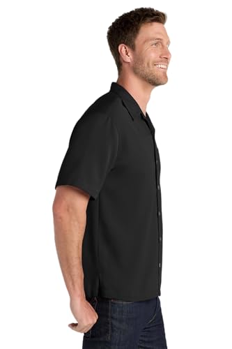 Port Authority Men's Easy Care Short Sleeve Button-Down Camp Shirt2