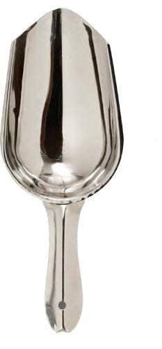 Rudra Exports Stainless Steel Ice Scoop, Silver 1