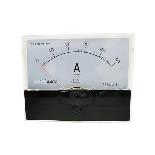 Ampèremètre analogique évitez les surcharges de courant continu jauge 150A 44C2-A