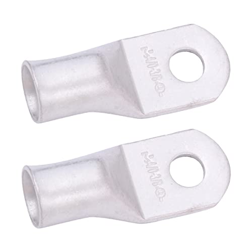 Image of SELTERM 2pcs 4 /0 AWG 3 /8 inch Stud Marine Grade Tinned Copper Battery Lugs