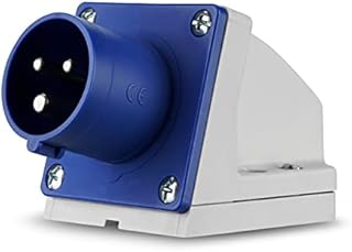 REV 0510615555 Przyczepa kempingowa, CEE wtyk ścienny 230V, 3-pin, 1Ph +N+PE, IP44, niebieski