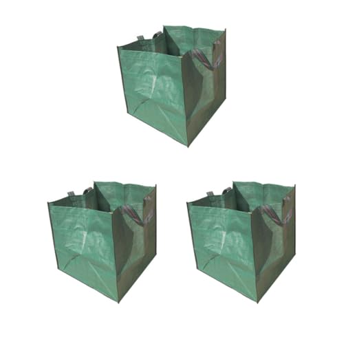 Feriuzymix New Gartenabfallsäcke, 3 Stück, Grün