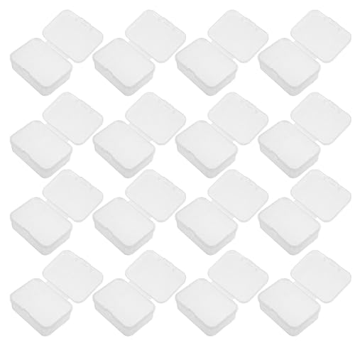 Mini contenants en plastique à charnière pour ne plus perdre vos petits bijoux