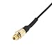 uxcell MMCX Male to SMA Female Bulkhead,Pigtail Antenna Coaxial RF1.37 Low Loss Cable,RF Coaxial Connector,8inch