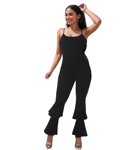 Image of Jigfar Women Sexy Elegant Bodycon Jumpsuit Going Out Romper Birthday Party Club Night Outfits