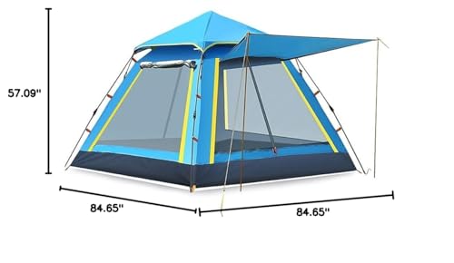 Carpa automática para camping 3-4 personas azul cielo miniatura 7