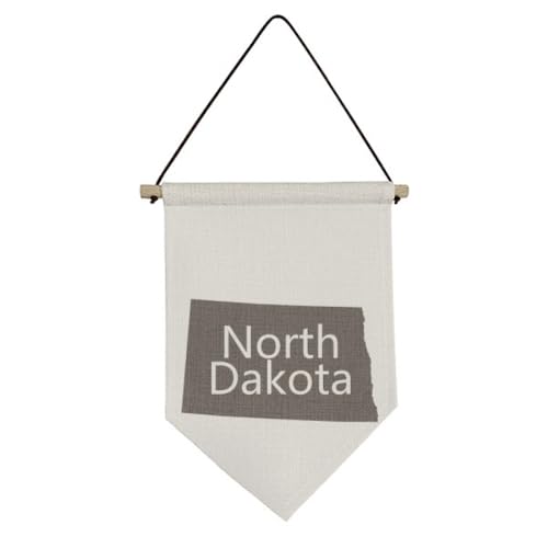 Drapeau sur toile Dakota du Nord : idéal pour salon et bureau