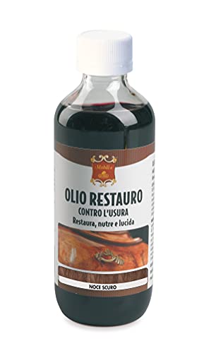 Gubra Olio Restauratore Flacone Noce Scuro 200ml