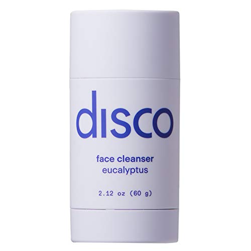 Face Cleanser Stick by Disco for Men, Hydrating, Removes Dirt and Build Up, All Natural and Paraben Free, Eucalyptus Scent, 2.12 Ounces