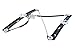 URO Parts 51333448249PRM Window Regulator, Premium Ball Bearing Regulator, Front Left, without Motor